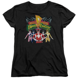 Mighty Morphin Power Rangers Rangers Unite - Women's T-Shirt Women's T-Shirt Power Rangers   