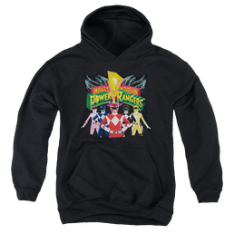 Mighty Morphin Power Rangers Rangers Unite - Youth Hoodie Youth Hoodie (Ages 8-12) Power Rangers   