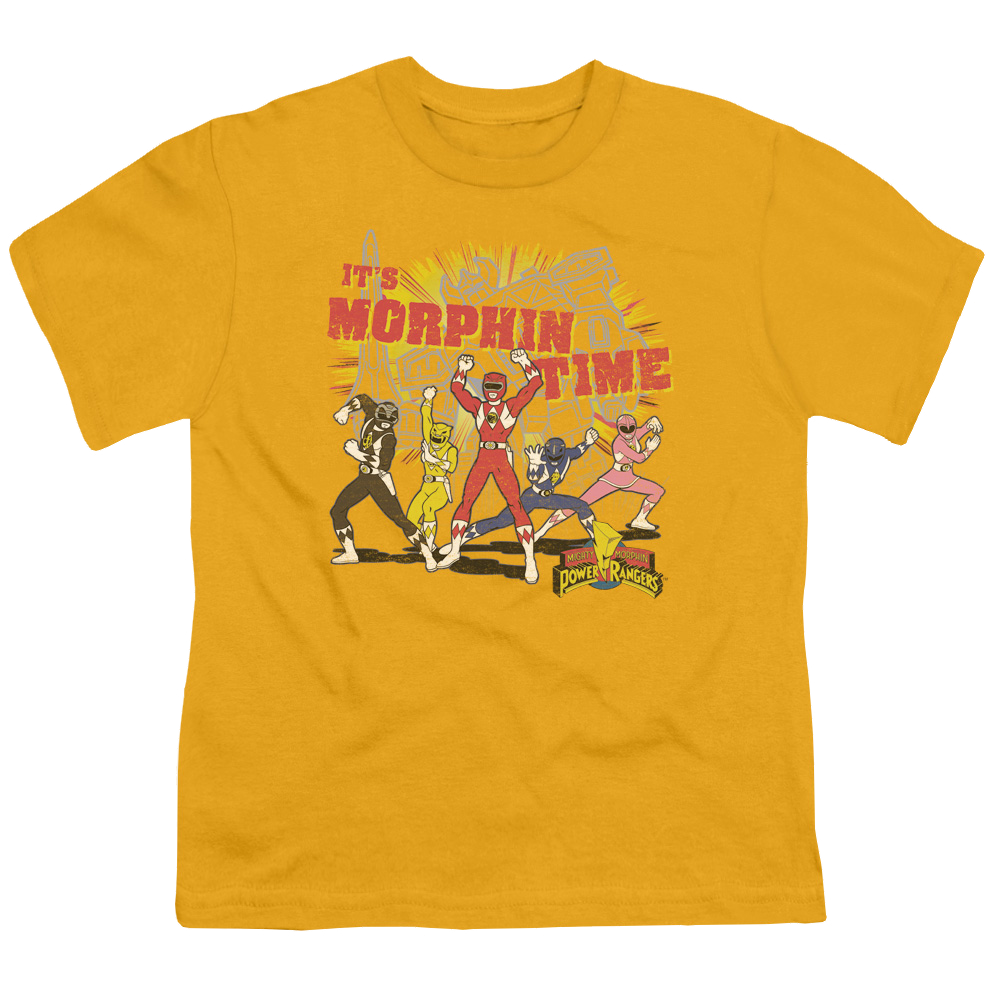 Power Rangers Dino Charge Morphin Time - Youth T-Shirt Youth T-Shirt (Ages 8-12) Power Rangers   