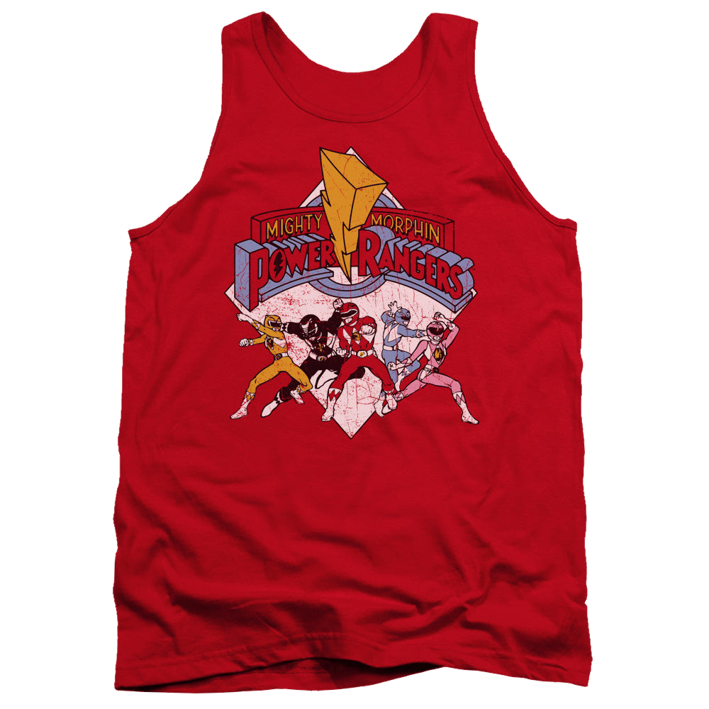 Mighty Morphin Power Rangers Retro Rangers - Men's Tank Top Men's Tank Power Rangers   
