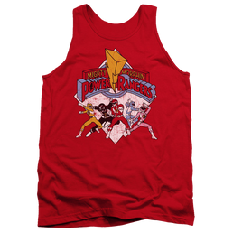 Mighty Morphin Power Rangers Retro Rangers - Men's Tank Top Men's Tank Power Rangers   
