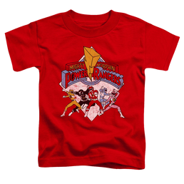 Mighty Morphin Power Rangers Retro Rangers - Toddler T-Shirt Toddler T-Shirt Power Rangers   