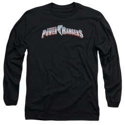 Mighty Morphin Power Rangers New Logo - Men's Long Sleeve T-Shirt Men's Long Sleeve T-Shirt Power Rangers   