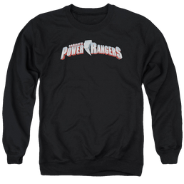 Mighty Morphin Power Rangers New Logo - Men's Crewneck Sweatshirt Men's Crewneck Sweatshirt Power Rangers   