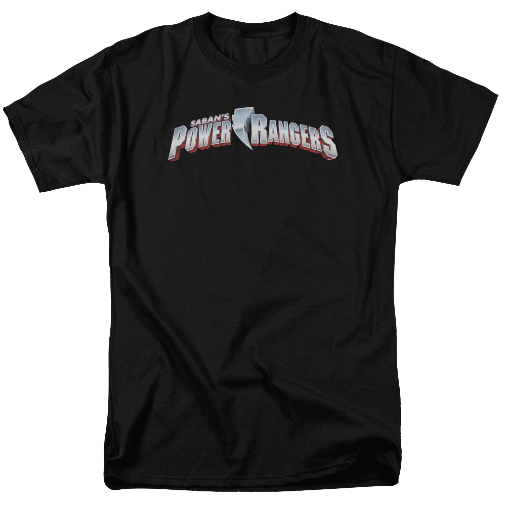 Mighty Morphin Power Rangers New Logo - Men's Regular Fit T-Shirt Men's Regular Fit T-Shirt Power Rangers   