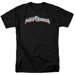 Mighty Morphin Power Rangers New Logo - Men's Regular Fit T-Shirt Men's Regular Fit T-Shirt Power Rangers   