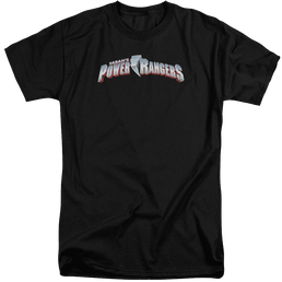 Mighty Morphin Power Rangers New Logo - Men's Tall Fit T-Shirt Men's Tall Fit T-Shirt Power Rangers   