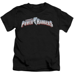 Mighty Morphin Power Rangers New Logo - Kid's T-Shirt Kid's T-Shirt (Ages 4-7) Power Rangers   