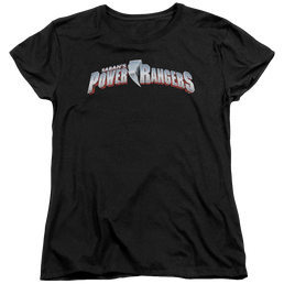 Mighty Morphin Power Rangers New Logo - Women's T-Shirt Women's T-Shirt Power Rangers   