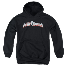 Mighty Morphin Power Rangers New Logo - Youth Hoodie Youth Hoodie (Ages 8-12) Power Rangers   