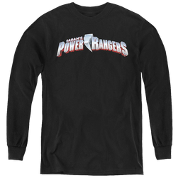 Mighty Morphin Power Rangers New Logo - Youth Long Sleeve T-Shirt Youth Long Sleeve T-Shirt Power Rangers   