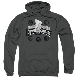 Mighty Morphin Power Rangers Power Coins - Pullover Hoodie Pullover Hoodie Power Rangers   