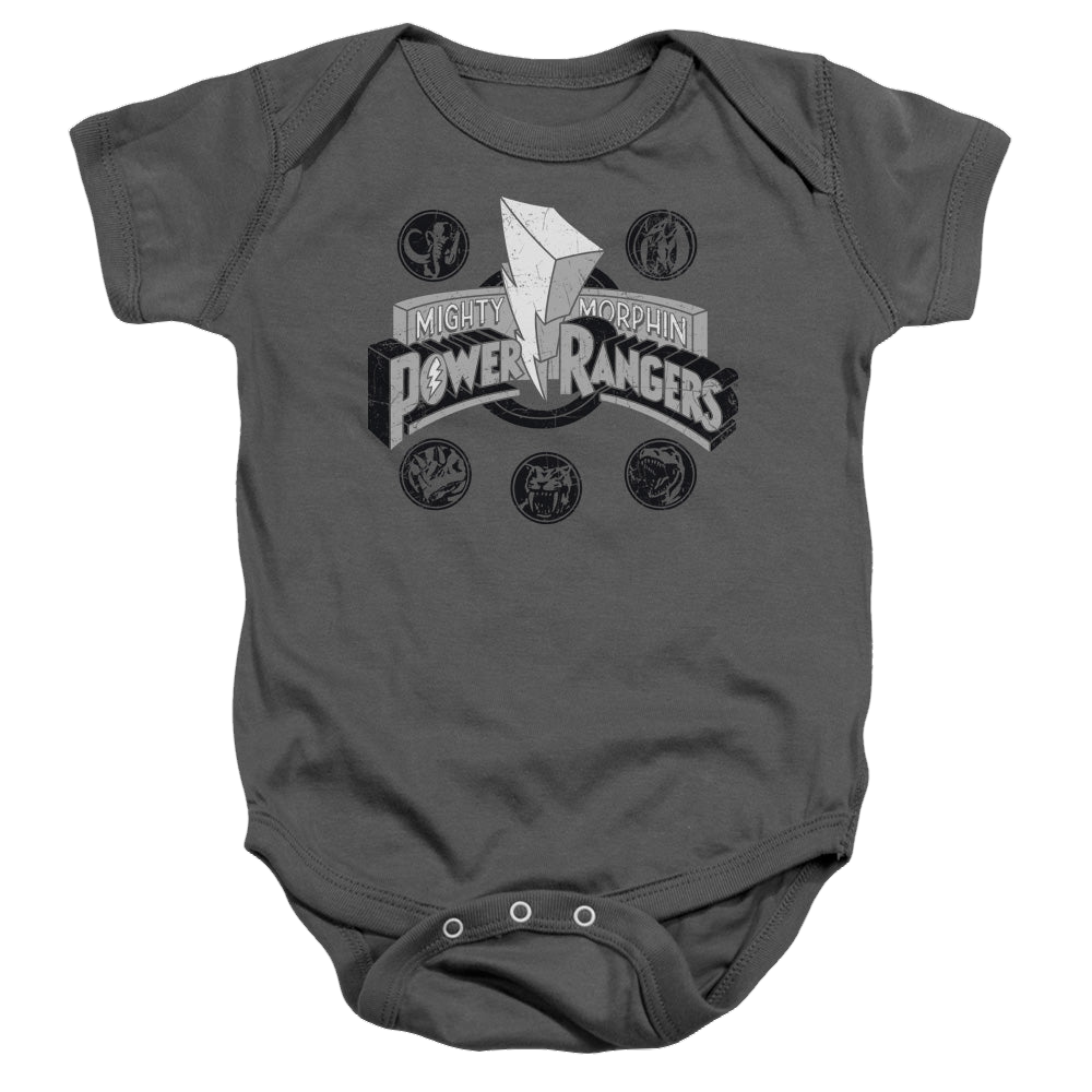 Mighty Morphin Power Rangers Power Coins - Baby Bodysuit Baby Bodysuit Power Rangers   