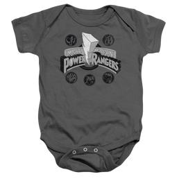 Mighty Morphin Power Rangers Power Coins - Baby Bodysuit Baby Bodysuit Power Rangers   