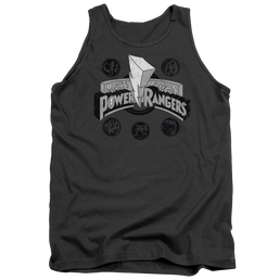 Mighty Morphin Power Rangers Power Coins - Men's Tank Top Men's Tank Power Rangers   