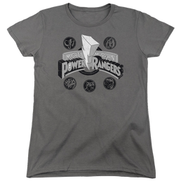 Mighty Morphin Power Rangers Power Coins - Women's T-Shirt Women's T-Shirt Power Rangers   