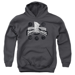Mighty Morphin Power Rangers Power Coins - Youth Hoodie Youth Hoodie (Ages 8-12) Power Rangers   