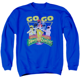 Mighty Morphin Power Rangers Go Go - Men's Crewneck Sweatshirt Men's Crewneck Sweatshirt Power Rangers   