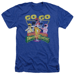Mighty Morphin Power Rangers Go Go - Men's Heather T-Shirt Men's Heather T-Shirt Power Rangers   