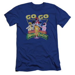 Mighty Morphin Power Rangers Go Go - Men's Premium Slim Fit T-Shirt Men's Premium Slim Fit T-Shirt Power Rangers   
