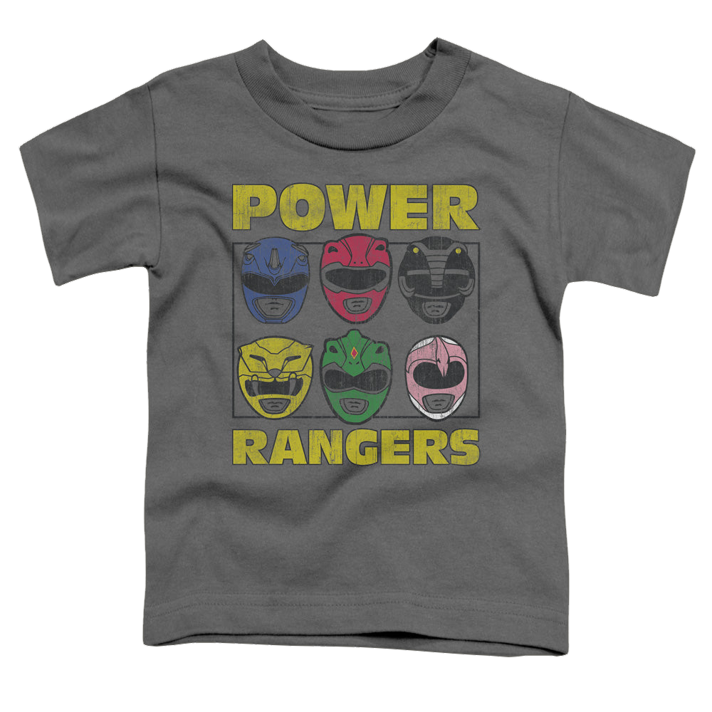 Mighty Morphin Power Rangers Ranger Heads - Toddler T-Shirt Toddler T-Shirt Power Rangers   