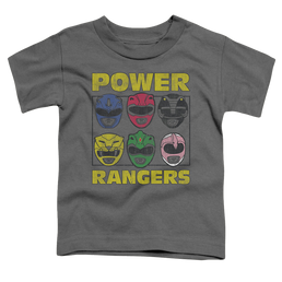 Mighty Morphin Power Rangers Ranger Heads - Toddler T-Shirt Toddler T-Shirt Power Rangers   