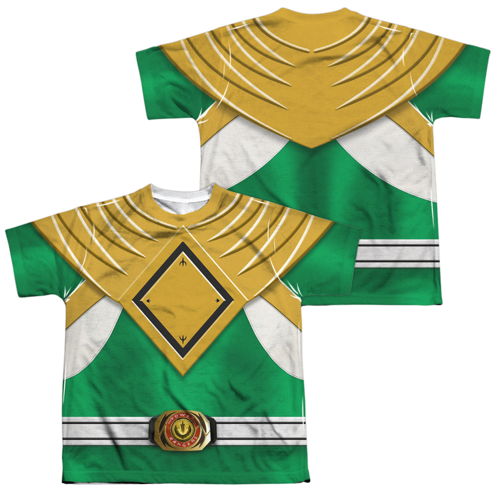 Mighty Morphin Power Rangers Green Ranger F/B - Youth All-Over Print Youth All-Over Print T-Shirt (Ages 8-12) Power Rangers   