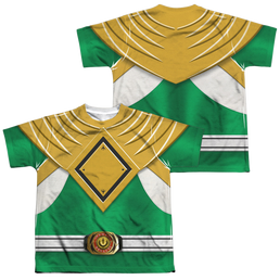 Mighty Morphin Power Rangers Green Ranger F/B - Youth All-Over Print Youth All-Over Print T-Shirt (Ages 8-12) Power Rangers   