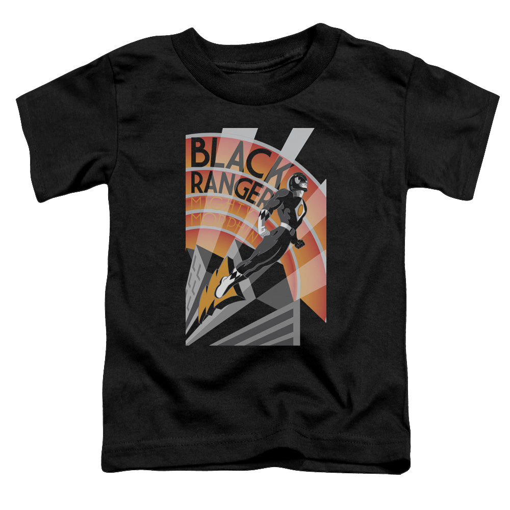 Mighty Morphin Power Rangers Black Ranger Deco - Toddler T-Shirt Toddler T-Shirt Power Rangers   