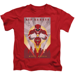 Mighty Morphin Power Rangers Red Deco - Kid's T-Shirt Kid's T-Shirt (Ages 4-7) Power Rangers   