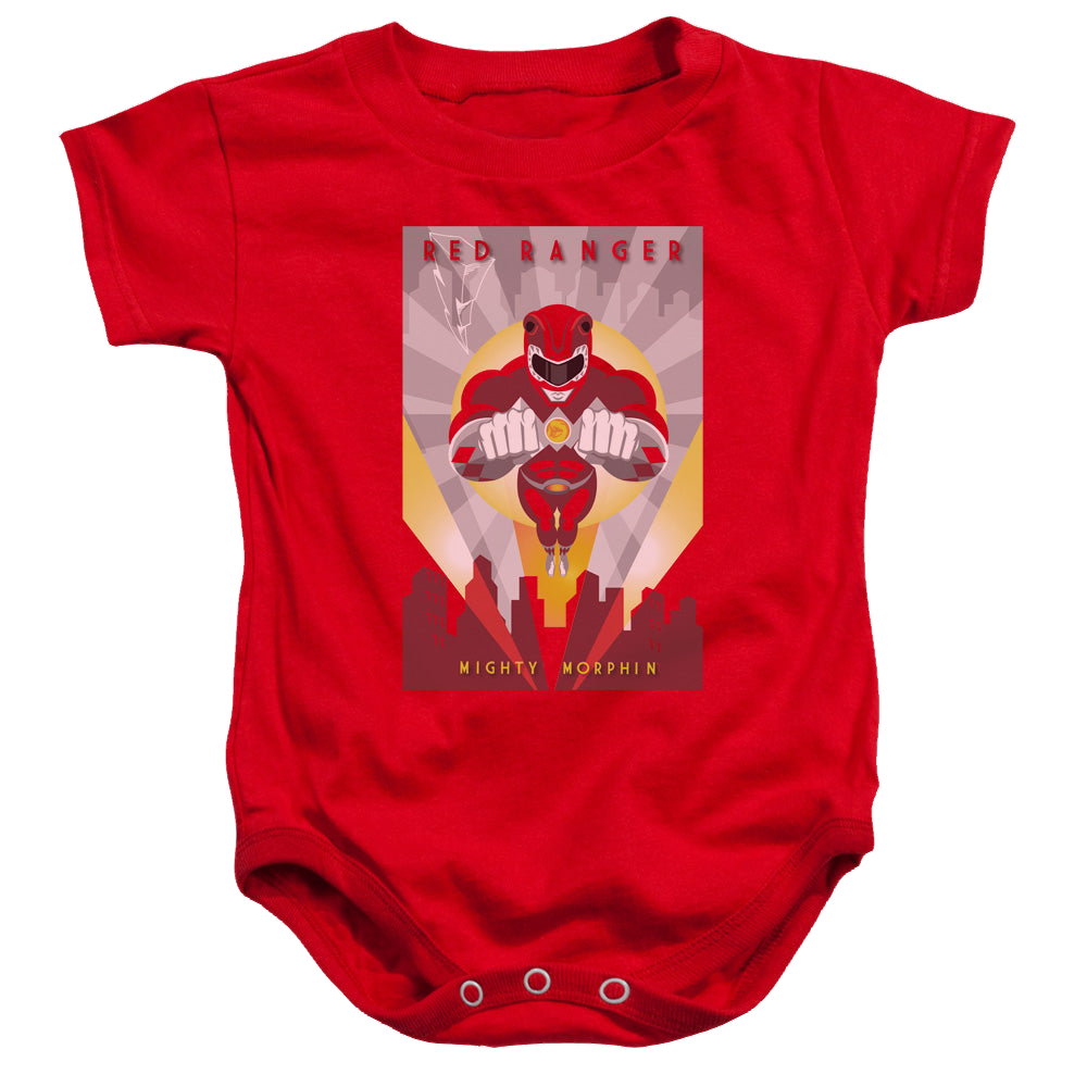 Mighty Morphin Power Rangers Red Deco - Baby Bodysuit Baby Bodysuit Power Rangers   