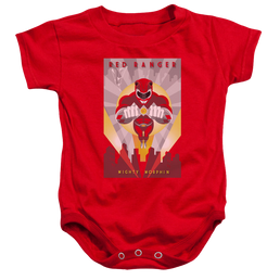 Mighty Morphin Power Rangers Red Deco - Baby Bodysuit Baby Bodysuit Power Rangers   