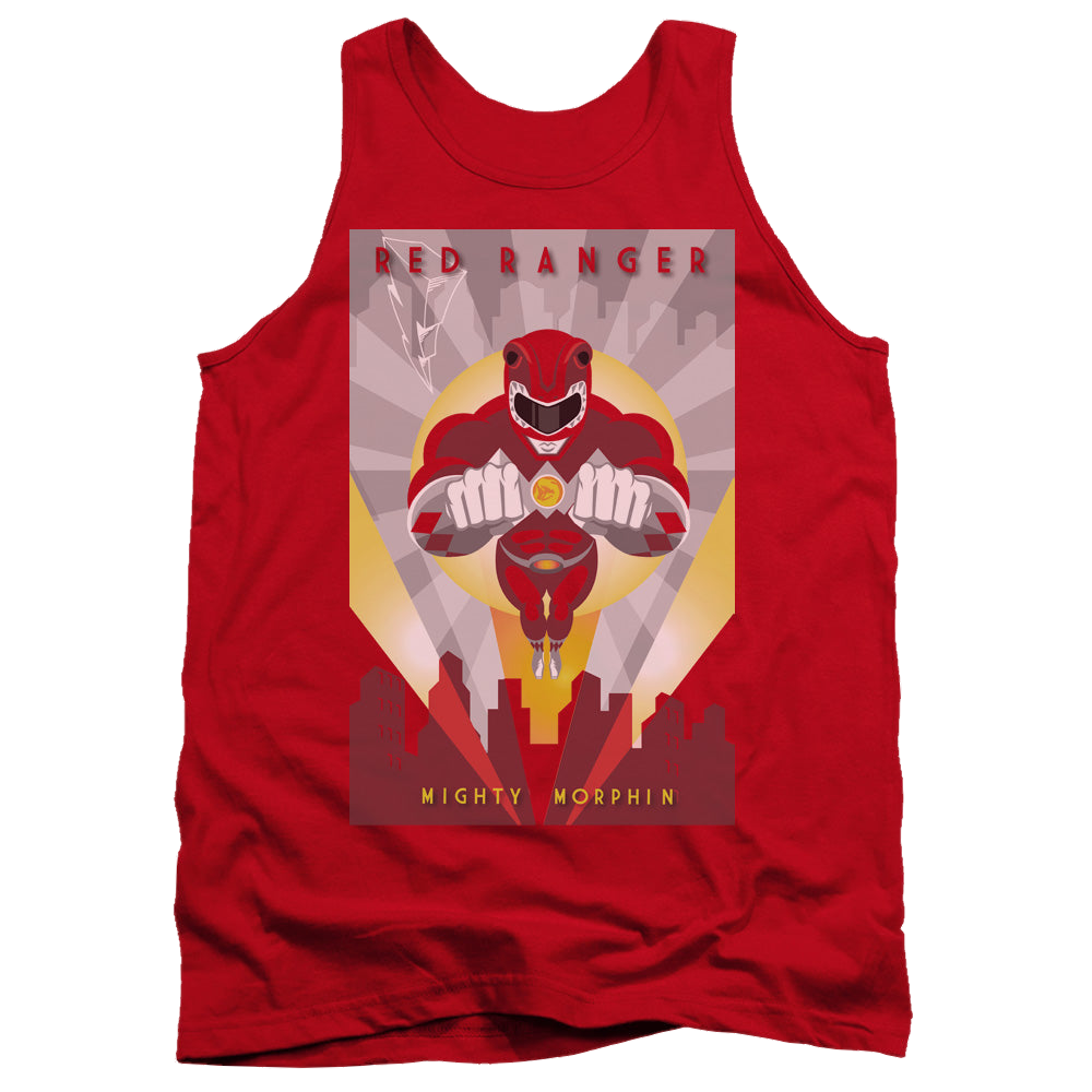 Mighty Morphin Power Rangers Red Deco - Men's Tank Top Men's Tank Power Rangers   