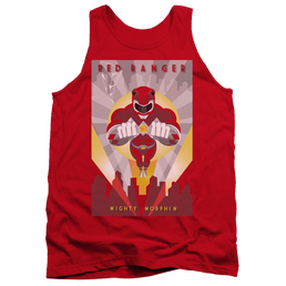 Mighty Morphin Power Rangers Red Deco - Men's Tank Top Men's Tank Power Rangers   