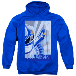 Mighty Morphin Power Rangers Blue Ranger Deco - Pullover Hoodie Pullover Hoodie Power Rangers   