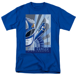 Mighty Morphin Power Rangers Blue Ranger Deco - Men's Regular Fit T-Shirt Men's Regular Fit T-Shirt Power Rangers   