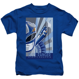 Mighty Morphin Power Rangers Blue Ranger Deco - Kid's T-Shirt Kid's T-Shirt (Ages 4-7) Power Rangers   