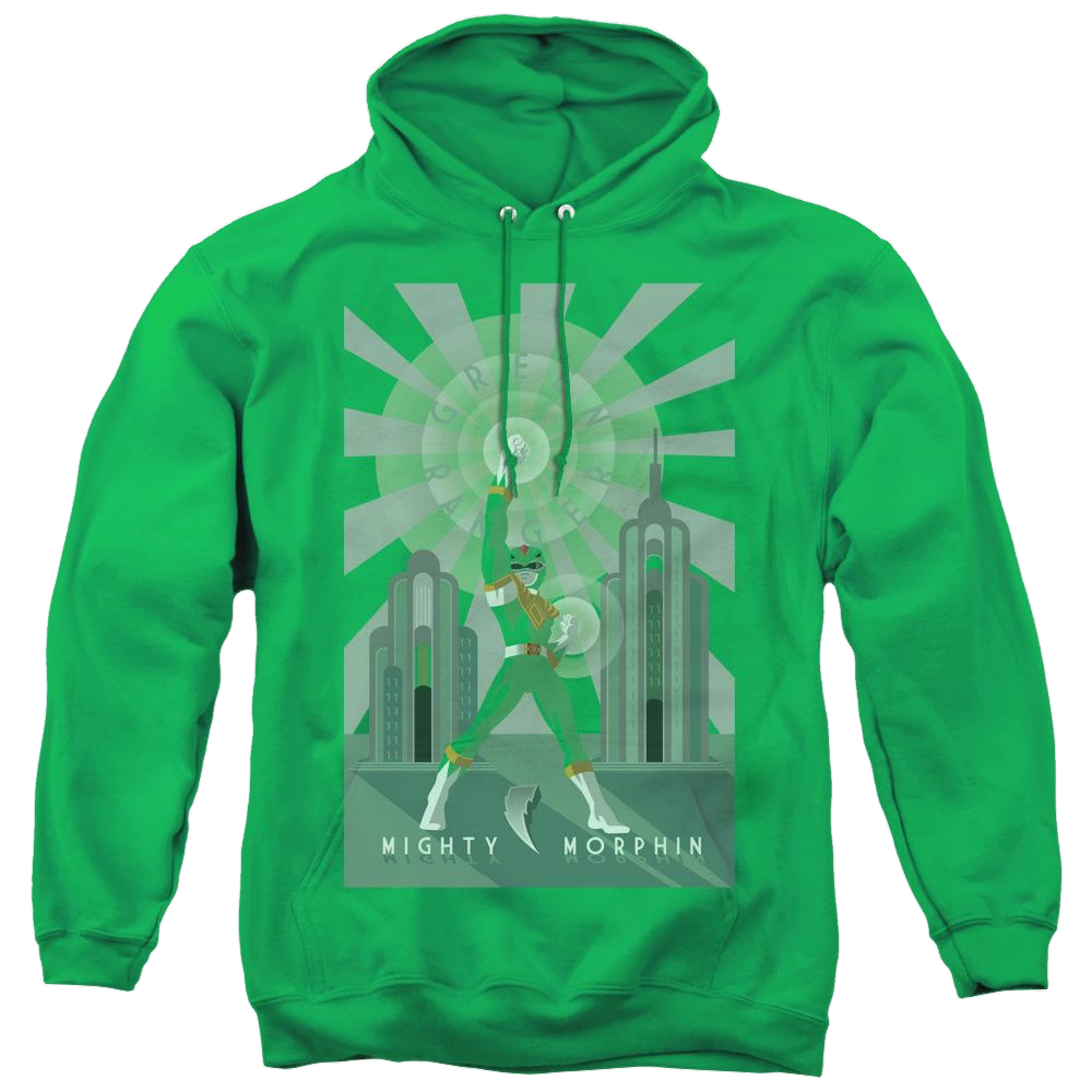 Mighty Morphin Power Rangers Green Ranger Deco - Pullover Hoodie Pullover Hoodie Power Rangers   