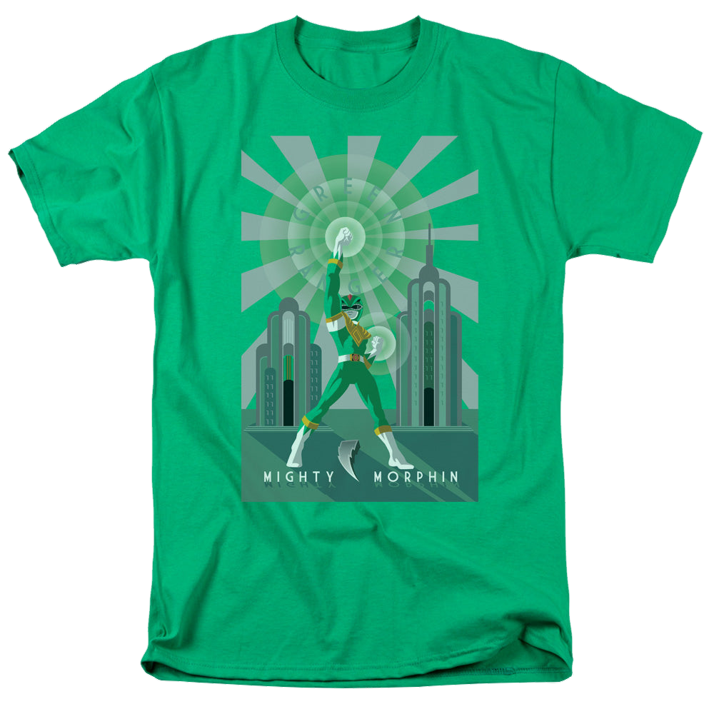 Mighty Morphin Power Rangers Green Ranger Deco - Men's Regular Fit T-Shirt Men's Regular Fit T-Shirt Power Rangers   