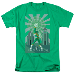 Mighty Morphin Power Rangers Green Ranger Deco - Men's Regular Fit T-Shirt Men's Regular Fit T-Shirt Power Rangers   