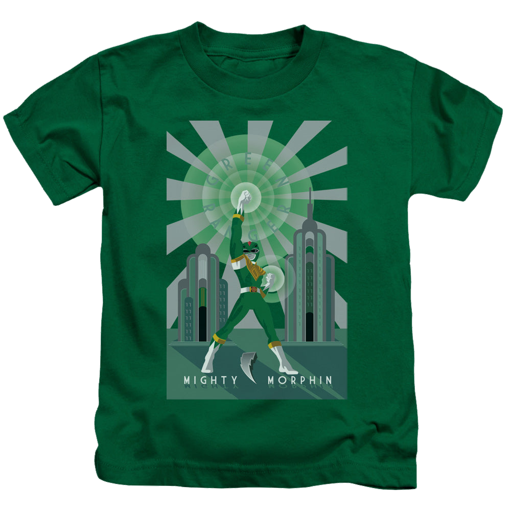 Mighty Morphin Power Rangers Green Ranger Deco - Kid's T-Shirt Kid's T-Shirt (Ages 4-7) Power Rangers   