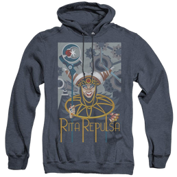 Mighty Morphin Power Rangers Rita Deco - Heather Pullover Hoodie Heather Pullover Hoodie Power Rangers   