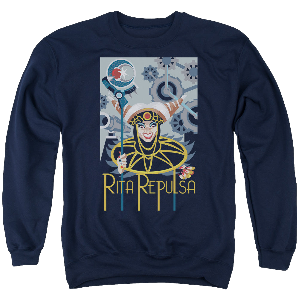 Mighty Morphin Power Rangers Rita Deco - Men's Crewneck Sweatshirt Men's Crewneck Sweatshirt Power Rangers   