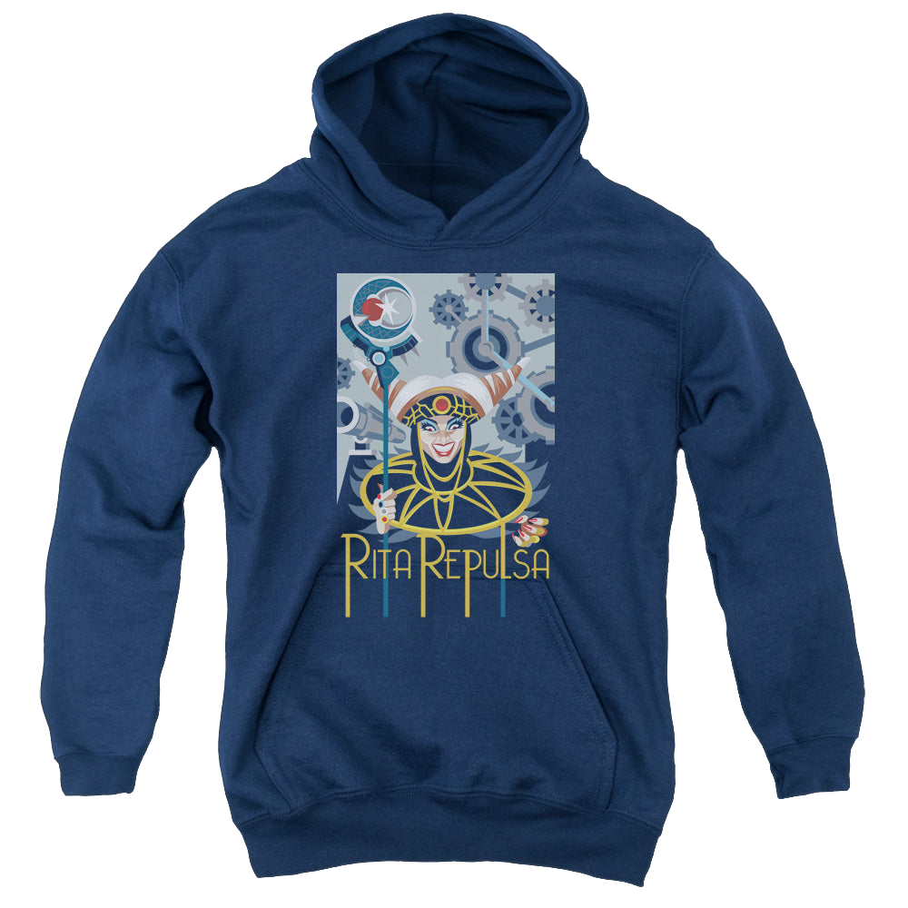 Mighty Morphin Power Rangers Rita Deco - Youth Hoodie Youth Hoodie (Ages 8-12) Power Rangers   