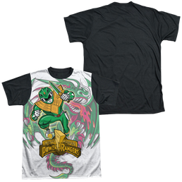 Mighty Morphin Power Rangers Dragon Power - Men's Black Back T-Shirt Men's Black Back T-Shirt Power Rangers   