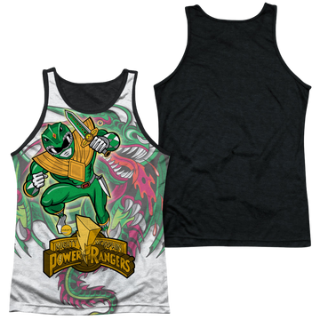 Mighty Morphin Power Rangers Dragon Power - Men's Black Back Tank Top Men's Black Back Tank Power Rangers   