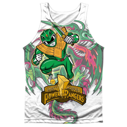 Mighty Morphin Power Rangers Dragon Power - Men's All Over Print Tank Top Men's All Over Print Tank Power Rangers   