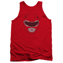 Mighty Morphin Power Rangers Red Ranger Mask - Men's Tank Top Men's Tank Power Rangers   