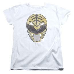 Mighty Morphin Power Rangers White Ranger Mask - Women's T-Shirt Women's T-Shirt Power Rangers   