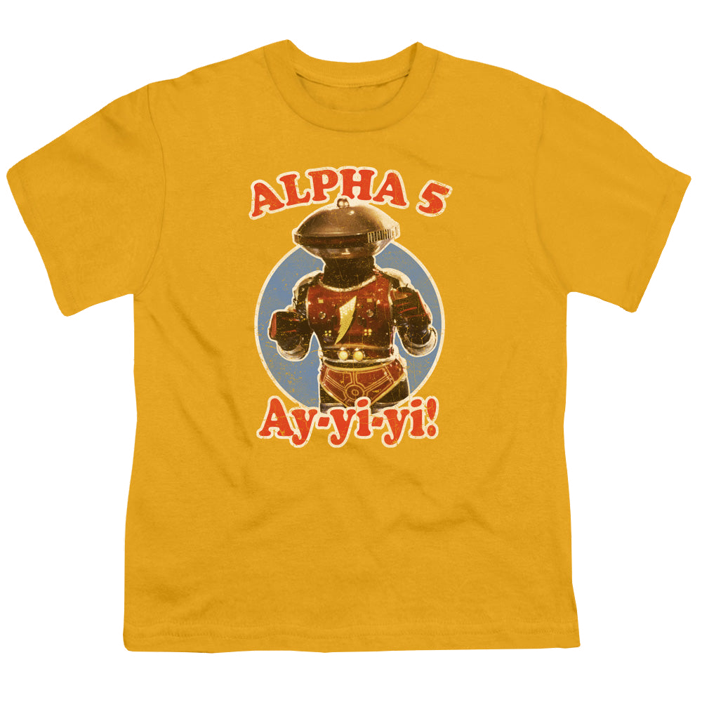Mighty Morphin Power Rangers Alpha 5 - Youth T-Shirt Youth T-Shirt (Ages 8-12) Power Rangers   